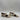 STAUD Women’s Frankie Ruched Leather Mules White Size 35 - Very Good - Ufashion