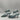 Andrea Wazen Women's Mandaloun Leather Wraparound Sandals Blue Size 41 - Very Good - Ufashion