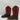 Cody James Brown/Red Leather Square Toe Pull On Western Boots Boy’s Size 6D - Ufashion