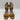 Balmain Women's Square Toe Emblem Studded Crossover Strap High Heels Brown 40.5 - Very Good - Ufashion