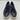 Women’s Vince Benfield Croc Embossed Leather Sneakers Navy Blue Size 8M/38 - Very Good - Ufashion