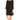 Michael Stars Women's Modern Rayon 3/4 Sleeve Swing Dress, Black, S - Ufashion