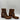 Marco Delli Women's Embroidered Eagle Fashion Booties Brown Size 38 - Very Good - Ufashion