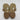 Women’s Jack Rogers Textured Flat Sandals Tan/White Size 8M - Ufashion