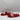 Adidas Men’s Adilette Sandal Slides Red/White Size 18 - Ufashion