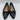 Kelly & Katie Abby Black Patent Tweed Pointy Toe Ballet Flats Size 7 M - Very Good - Ufashion