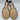 Touch Ups by Benjamin Walk LENA Sliver Embellished Strappy Wedge Sandals Size 6M - Like New - Ufashion