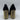 Michael Kors Maxine Black/Gold Suede Pumps Womens Size 9.5 - Very Good - Ufashion