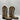 Circle G Girl’s Straw Laser Embroidery Cowgirl Boots Brown Size 6.5 - Very Good - Ufashion