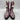 Women's Idyllwind Wheels Leather Metallic Booties Pink Size 6.5B - Very Good - Ufashion