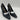 Vince Camuto Sibrina Glossy Croco Black Size 9M - Ufashion