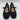 Kelly & Katie Woman’s Sophi Mary Jane Flat Black Canvas Size 10 M - Very Good - Ufashion