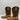 Circle G Girls' Leopard Print Western Boots Brown Size 5 - Very Good - Ufashion