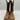 Circle G Girls' Leopard Print Western Boots Brown Size 5 - Very Good - Ufashion