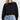 Free People Women's Easy Street Crop Pullover Sweater, Black, S - Ufashion