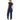 Calvin Klein Women's V-Neck Jumpsuit with Extended Sleeve Detail, Academy - Ufashion