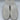 Blake McKay Men’s White Leather Sneakers  - Size 9 - Very Good - Ufashion