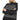 Lilla P Easy Striped Mock Neck Sweater Charcoal Stripe LG - Ufashion