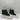 Alexander McQueen TREAD SLICK Green/White Lace Up Platform Boots Men’s Size 38D - Very Good - Ufashion