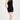 Norma Kamali Women's Pickleball Dress, Black, L - Ufashion