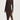 Norma Kamali Women's Long Sleeve Turtle Neck Side Drape Gown, Chocolate, Brown, - Ufashion