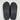 Anne Klein Women’s Carin Mule, Black Leather Flats Size 9.5 M - Very Good - Ufashion