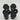 Women's Bellini Fuss Slide Sandals Black Size 8.5M - Very Good - Ufashion
