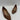 Naturalizer Women's Becca Low-heel Pointed Toe Flats, Brown Leather Size US 8.5W - Very Good - Ufashion
