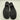 Franco Sarto Bocca Slip On Loafers Black Faux Leather Womens Size 8.5 W - Very Good - Ufashion