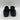 Franco Sarto Bocca Slip On Loafers Black Faux Leather Womens Size 8.5 W - Very Good - Ufashion