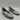 Evening Silver Low Heel Shoes By Easy Street 7.5 M Synthetic Upper Womens Stylis - Very Good - Ufashion