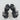 Mix No. 6 Black Strappy High-Heel Sandals Size 8M Womens Open Toe Shoes - Very Good - Ufashion