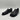 Franco Sarto Bocca Womens Black Leather Loafers US 8W - Very Good - Ufashion