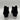 Journee Collection Clara Sneakers Womens Black Faux Leather Wedge Sneakers Sz 8 - Very Good - Ufashion