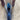 Rank 45 Xero Gravity Western Performance Boots Blue/Brown Size 11M - Very Good - Ufashion