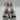 Women’s Gucci Crawford Metallic Leather Sandals Silver Size 38.5 - Very Good - Ufashion