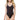 Vitamin A Womens Leah Bodysuit Black EcoRib XS One Size - Ufashion