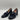 Bandolino Navy Patent Leather Block Heel Loafers With Bow Detail size 7.5 - Like New - Ufashion
