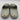 Mens Size 11 Cushioned Slide Sandals Textured Slip-Resistant Sole Light Gray - Like New - Ufashion