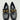 Steve Madden Black Gold Buckle Loafers Womens 6.5M Slip-On Man Made Material - Very Good - Ufashion