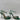 Women’s Aquazzura Green Satin Pump with Crystal Front Buckle Green Size 39.5 - Very Good - Ufashion