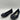 Anne Klein IFlex Navy Blue Patent Leather & Mesh Ballet Flats With Buckle Size 8 - Very Good - Ufashion