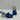 Bottega Veneta Blue Leather Stretch Square Toe Slip On Mule Heels, Size 38 - Very Good - Ufashion