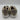 Betsey Johnson Women's Reily Sneakers Gold Size 8M - Very Good - Ufashion