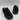 Steve Madden Slinky Black Slide Platform Shoes Women's Sandals Size 38 - Very Good - Ufashion