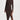 Norma Kamali Women's Long Sleeve Turtle Neck Side Drape Gown, Chocolate, Brown, - Ufashion