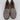 White Mountain Loafer Gunner Lug Sole Platform Gray Suede Chunky Size 7.5 M - Very Good - Ufashion