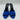 Women’s Saint Laurent LA Silk Heeled Mules Blue Size 42 - Very Good - Ufashion