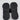 Steve Madden Slinky Black Slide Platform Shoes Women's Sandals Size 38 - Very Good - Ufashion
