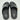 JBU Womens Black Slide Sandals Size 8 Lightweight Comfortable Slip-On Design - Ufashion